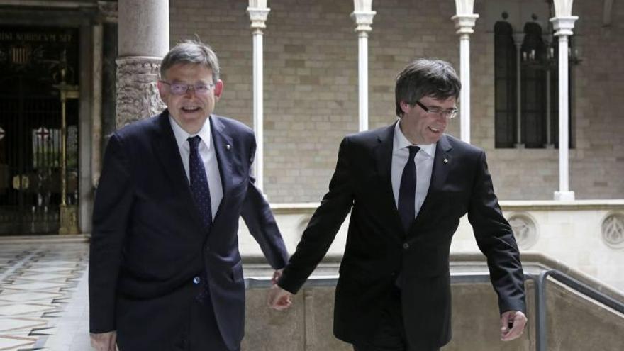 Puigdemont y Puig normalizan la relación con un frente para pedir el Corredor