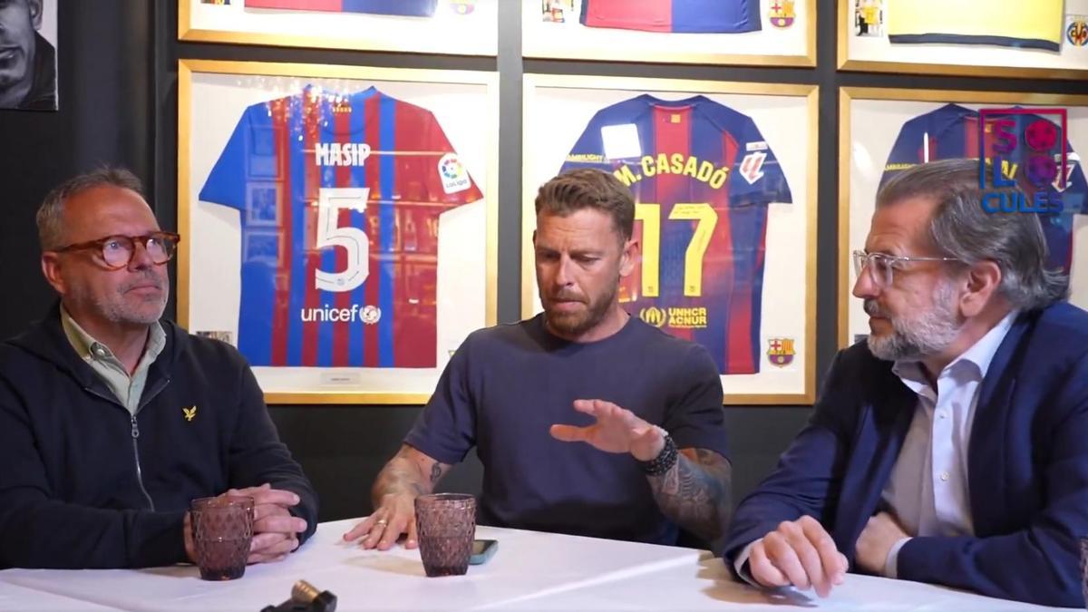 Jota Jordi, Toni Freixa i Lluís Carrasco en el programa Solo para Culés