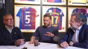 Jota Jordi, Toni Freixa i Lluís Carrasco en el programa Solo para Culés