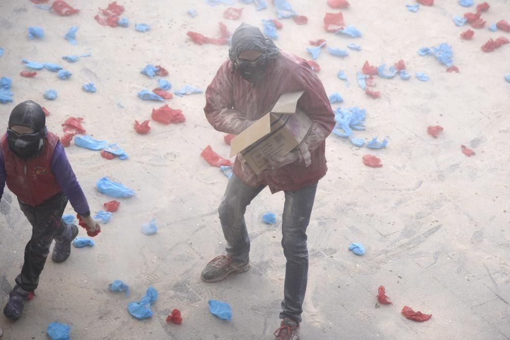 Guerra de farina al Carnaval de Berga