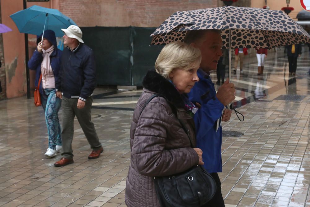 Temporal en Málaga