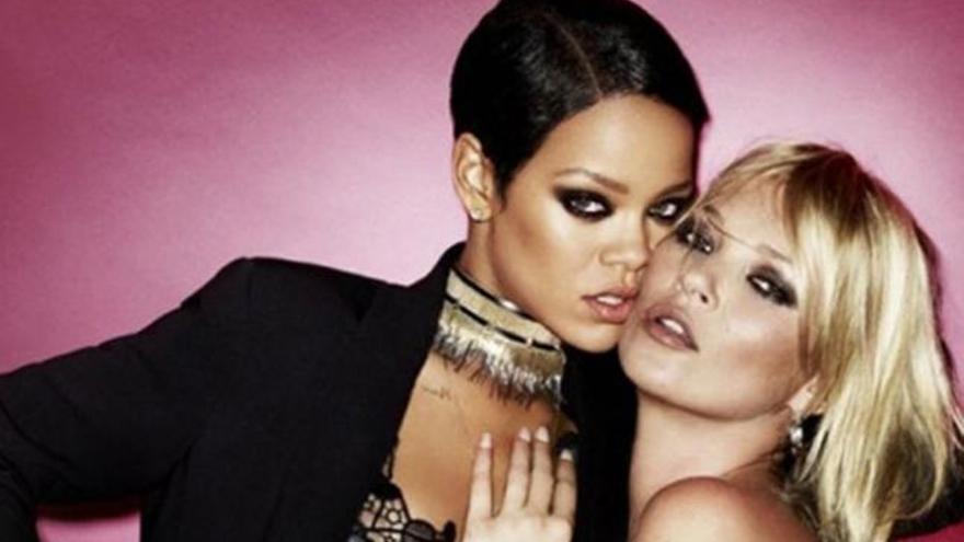 Rihanna desvela en su Twitter unas fotos exclusivas con Kate Moss