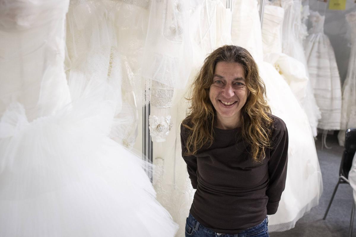 Barcelona, 23 de abril de 2025. Entrevista a la diseñadora Yolancris en la Barcelona Bridal Fashion Week