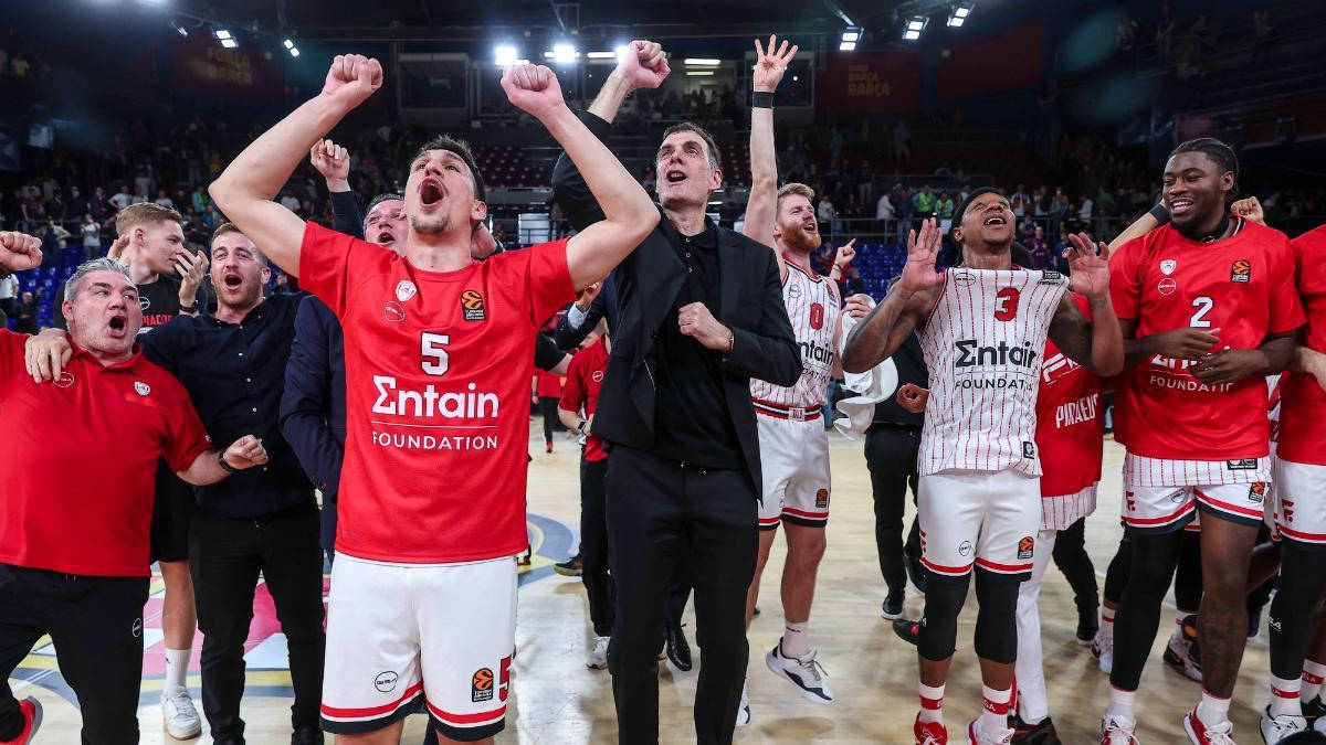 Olympiacos, tras derrotar al Barça en Euroliga