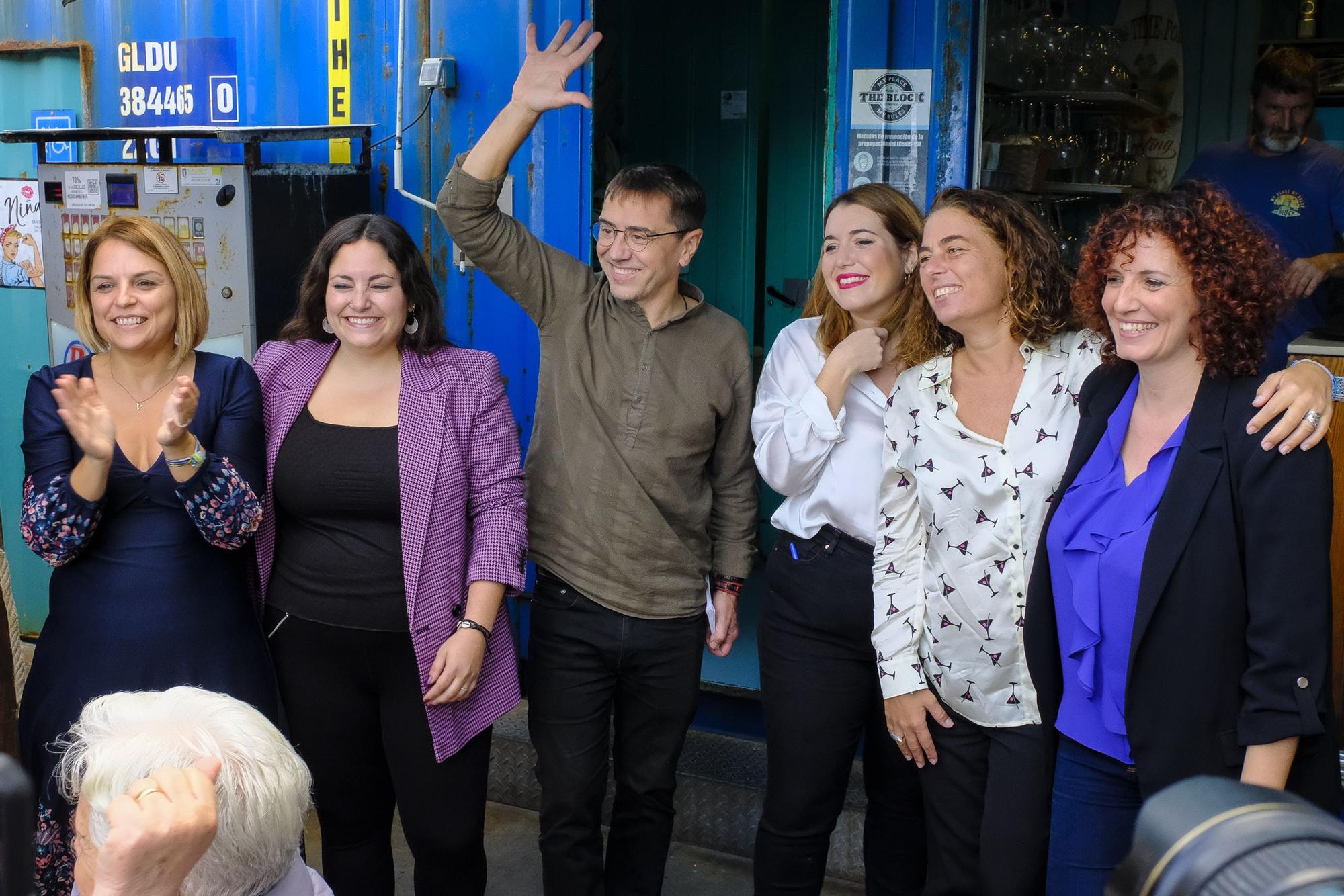 Presentación en Las Palmas de Gran Canaria de las candidaturas de Podemos