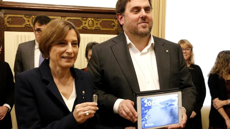 Forcadell i Junqueras, en una foto d'arxiu