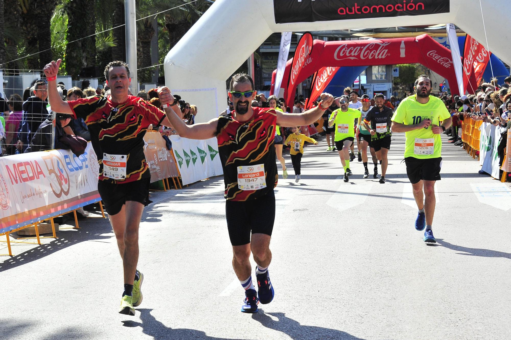 Un Medio Maratón de Elche marcado por el calor