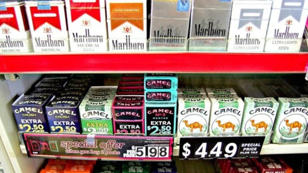 Marcas de tabaco en el mercado.