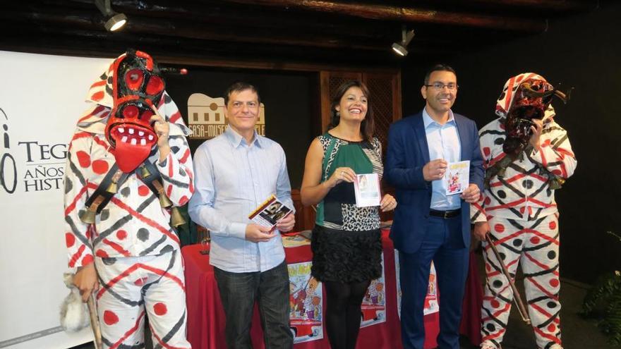 Presentación ayer del programa del carnaval de Teguise.