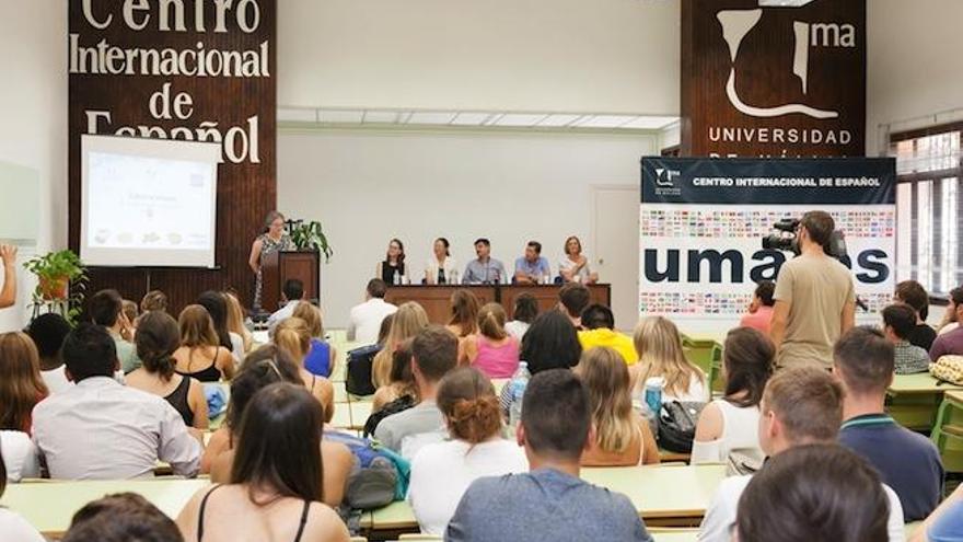 Graduación prooción de  julio del Centro internacional de Español de la UMA.