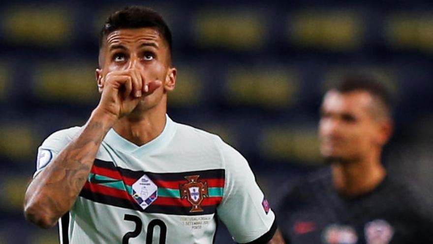 El luso Cancelo marcó un golazo ante Croacia