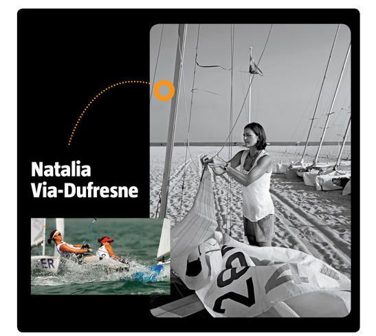 Natalia Via-Dufresne Medalla de plata en Barcelona’92 y en Atenas 2004. Imparte conferencias y trabaja en empresas relacionadas con la náutica.