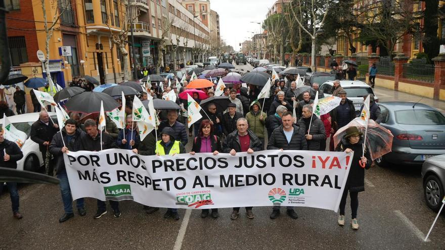 VÍDEO | Manifestación de las organizaciones agrarias en Zamora