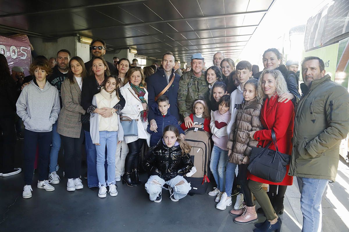 El último contingente de la Brigada Guzmán el Bueno ya está en Córdoba