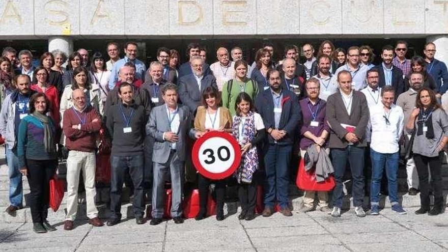 Participantes en el congreso de Ciudades que Caminan. // FdV