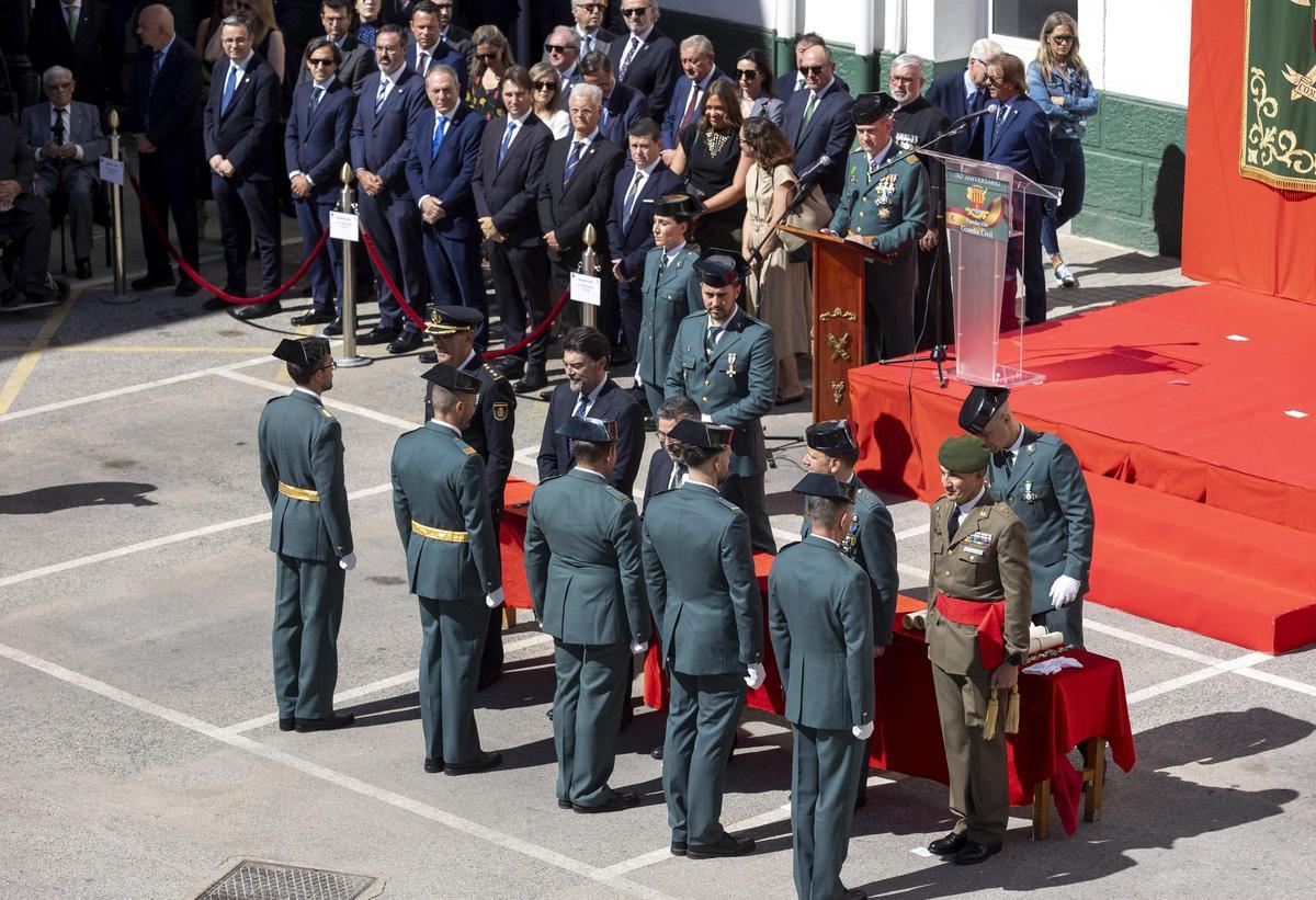 La Guardia Civil celebra en Alicante el 182 aniversario de su fundación