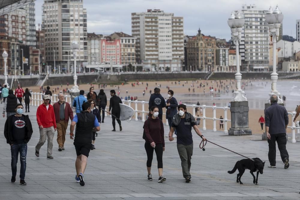 Inicio de la desescalada en Gijón