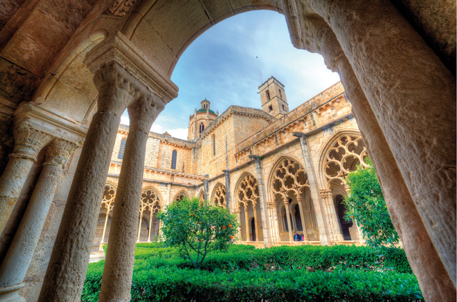 Claustro del monasterio de Santes Creus.