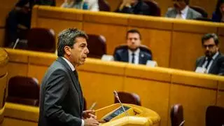 Mazón denuncia en el Senado la "vocación de expansión" de Cataluña sobre la C. Valenciana