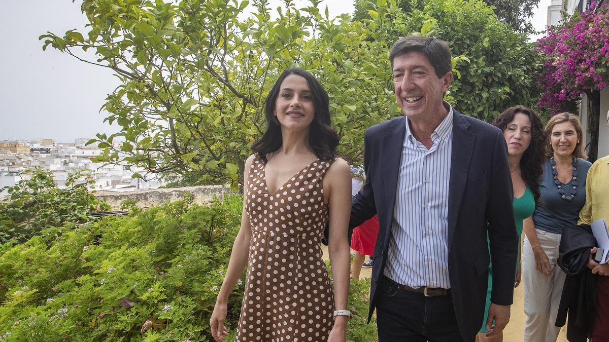 Arrimadas y Marín en el cierre de la campaña andaluza.