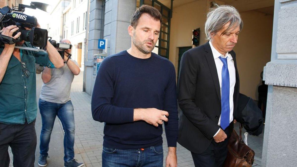 Ivan Leko en el Palacio de Justicia de Tongeren