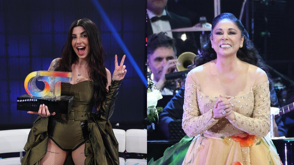 Naiara, ganadora de OT 2023, e Isabel Pantoja