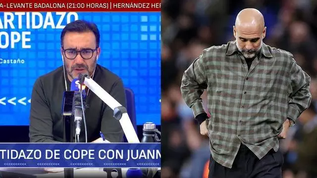 Juanma Castaño, director de 'El Partidazo de COPE', reaccionó a las palabras de Guardiola