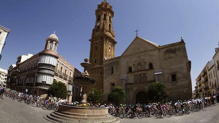 Antequera fue inicio de la etapa 9 de la Vuelta de 2013.