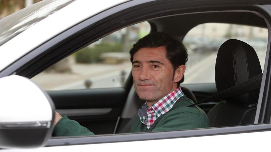 Marcelino sufre un accidente al chocar contra un jabalí