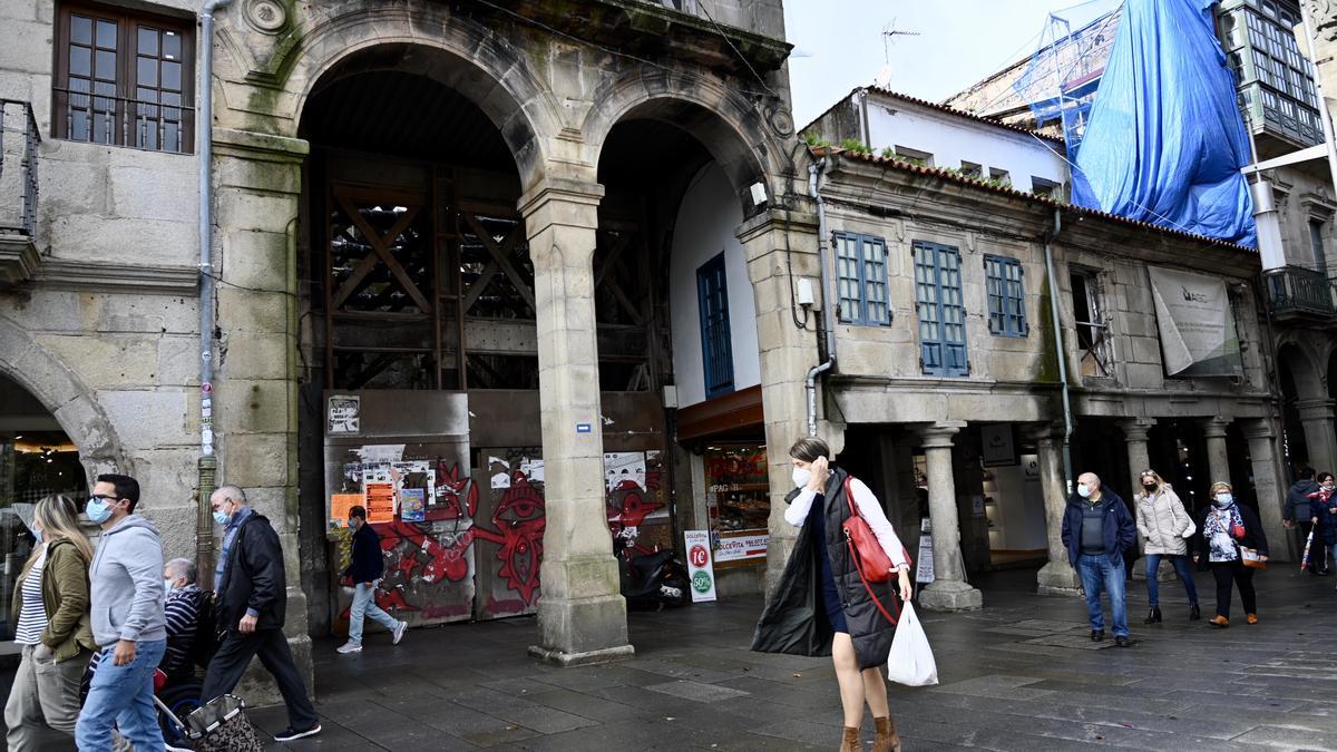 Edificio que albergó a la casa de telas de &quot;La moda ideal&quot;.