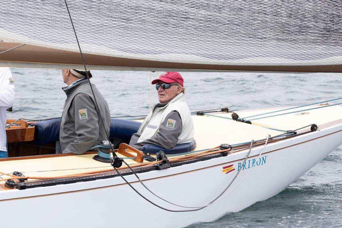 El rey Juan Carlos I en la XXIII Regata Almirante Rodríguez Toubes 2019