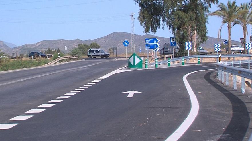 Imagen del nuevo carril de acceso a la hiperronda. | L.O.