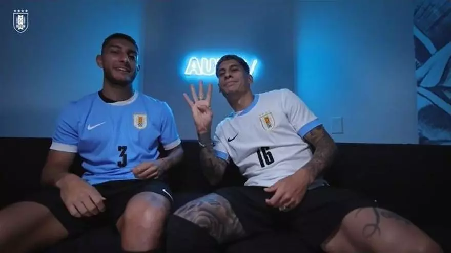 Uruguay presenta su camiseta para la Copa América