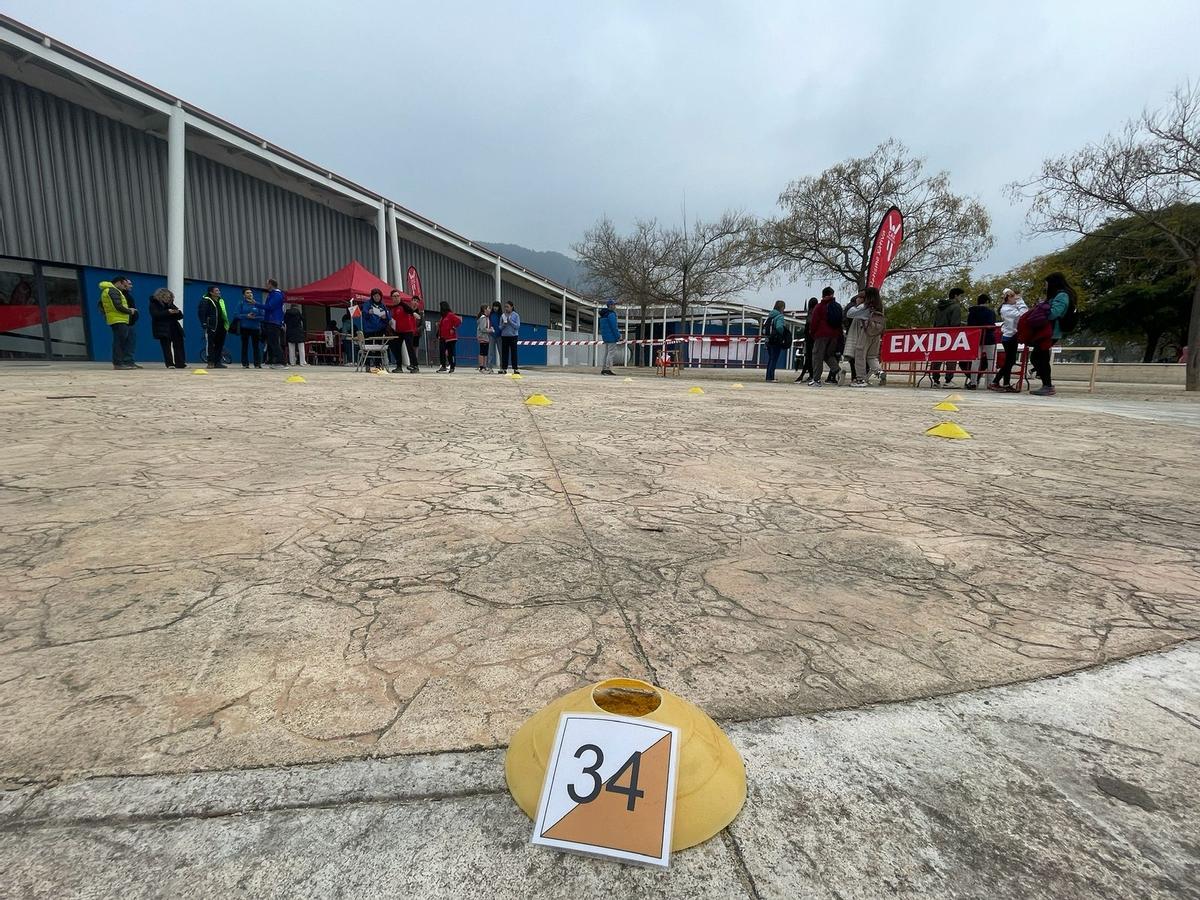 Prueba del CAX Orientació en Les Pereres de Xàtiva.