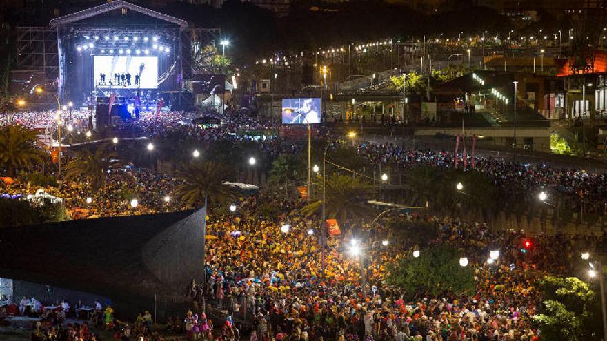 Uno de los bailes de Carnaval del pasado año.