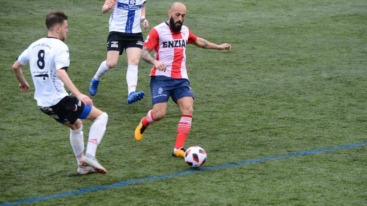 Yahvé durante un encuentro con el Alondras la pasada temporada. / G.N.