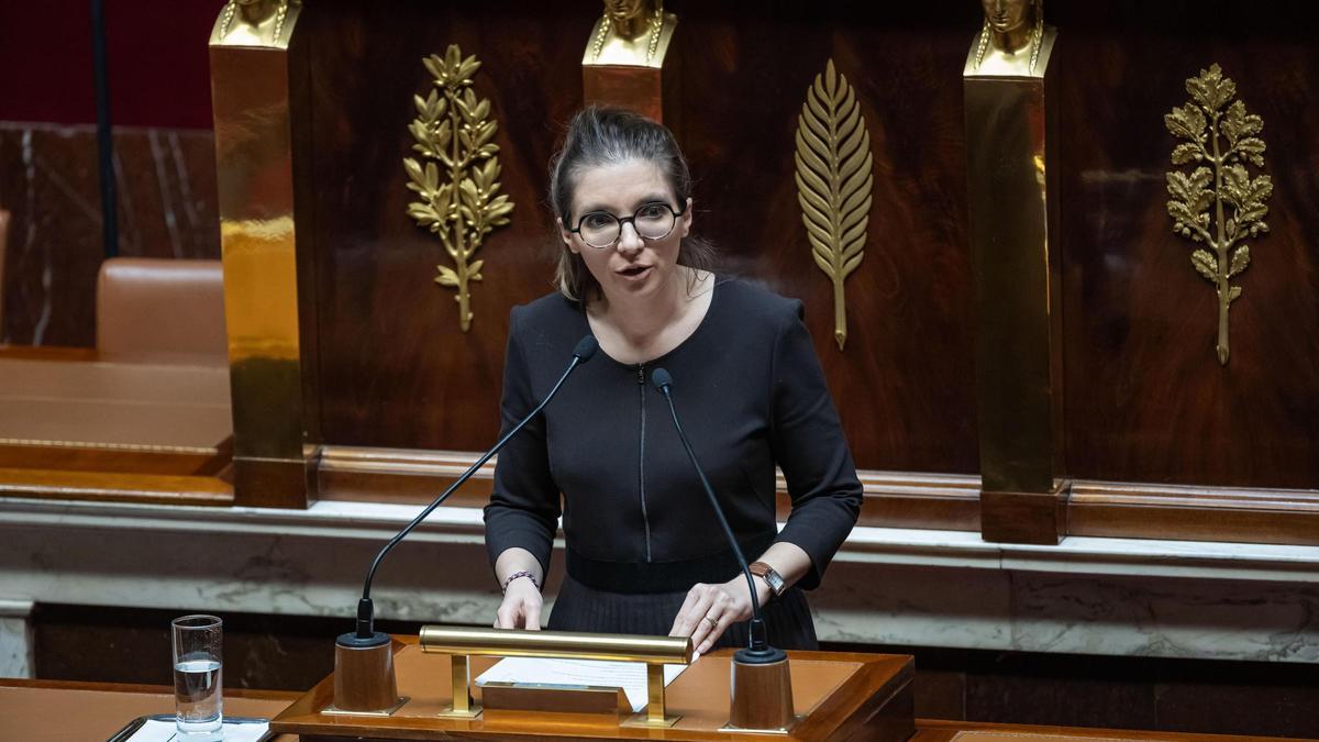 La ministra francesa de Igualdad de Género, Aurore Berge.