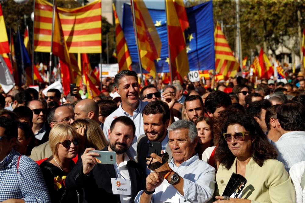 Manifestación en Barcelona contra el ''procés''