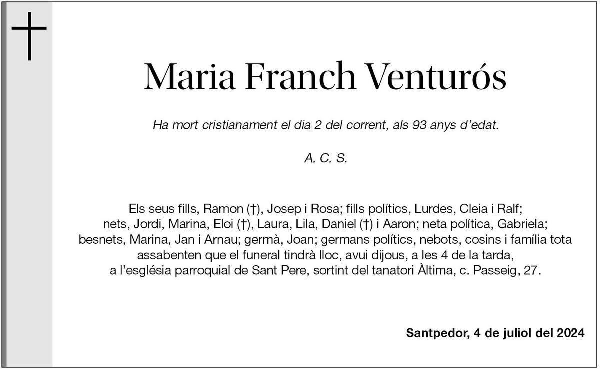 Maria Franch Venturós