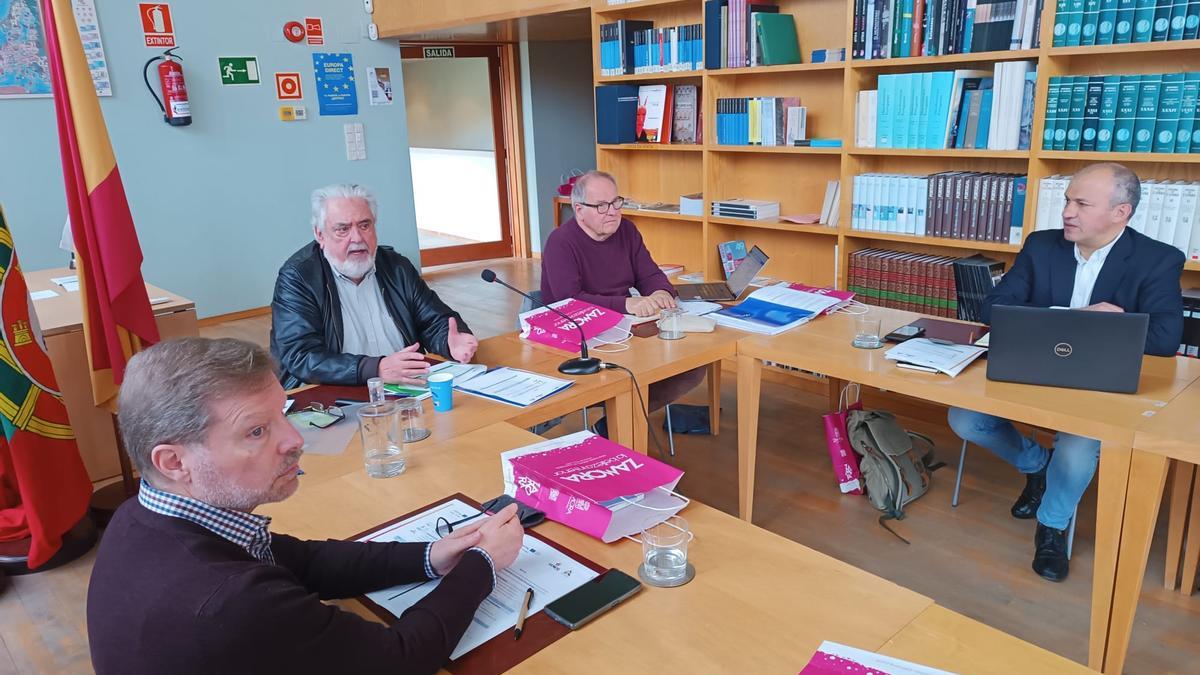 El concejal de IU de Turismo, Christof Strieder, en la reunión de la Red de Ciudades Transfronterizas.