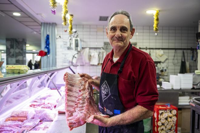 Ambiente en las pescaderías y carnicerías extremeñas