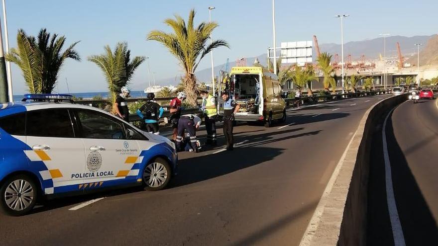 Recursos sanitarios y agentes colaboraron en la emergencia.