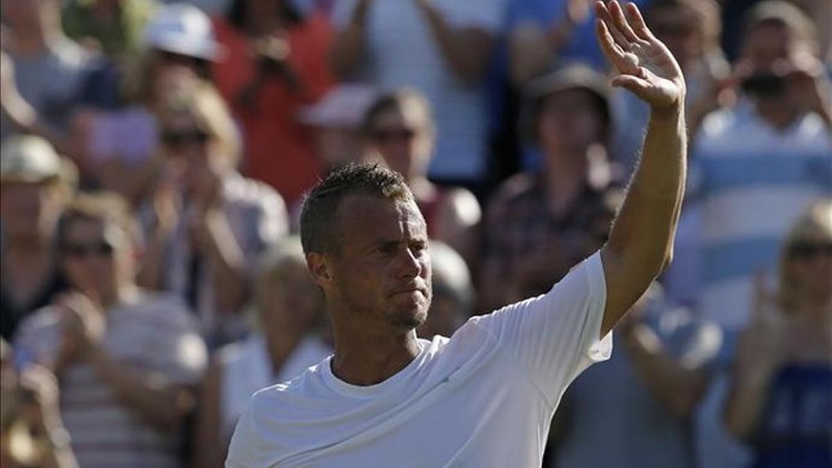 Lleyton Hewitt se despide de Wimbledon