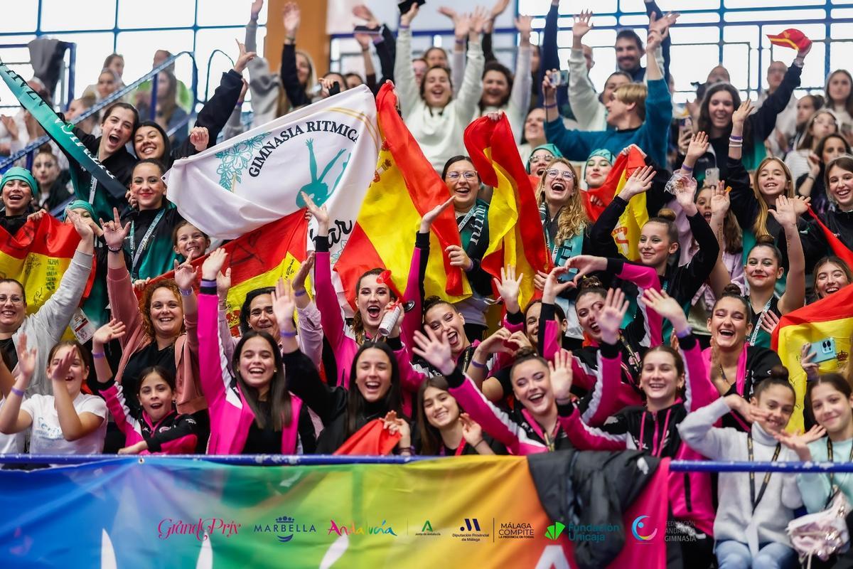 Las gimnastas del Grand Prix Marbella 2025.