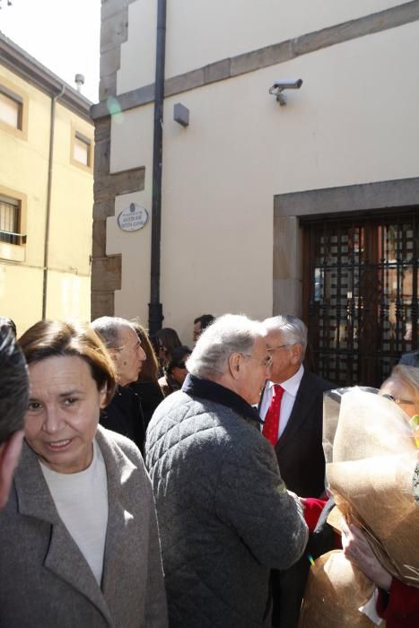 Plazoleta en Gijón con el nombre de Agustín Antuña