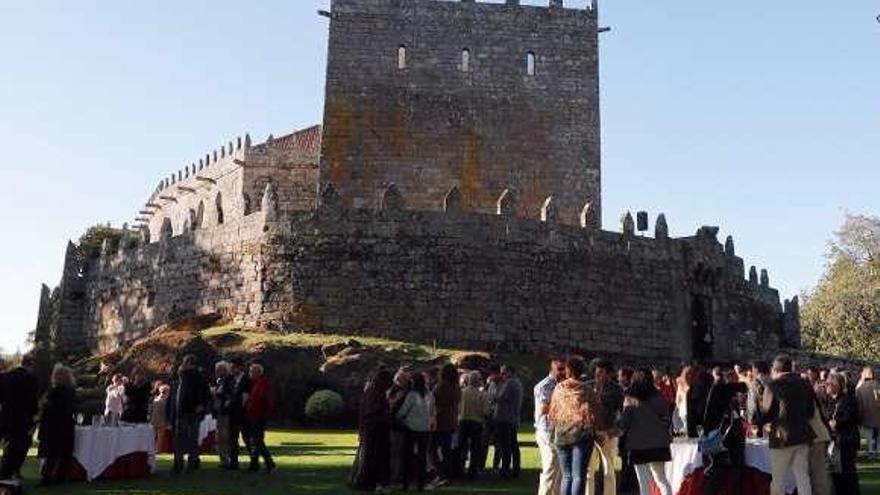 Los jardines del castillo en la inauguración del museo. // José Lores