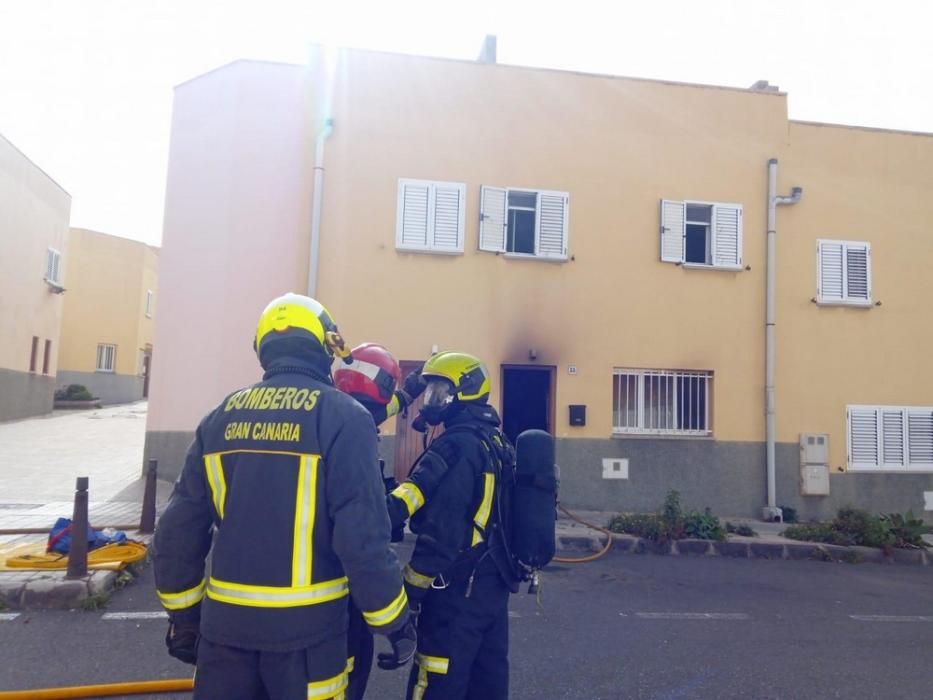 Incendio en Jinámar