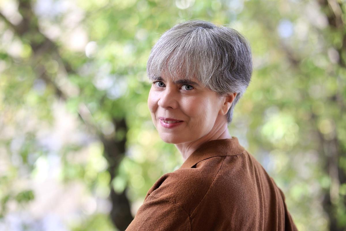 La escritora y librera Marina Sanmartín, autora de la novela 'La doble desaparición de Abril del Pino'.