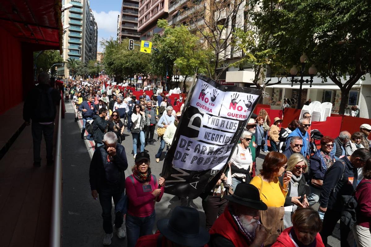 Así ha sido la manifestación de "No a la guerra"