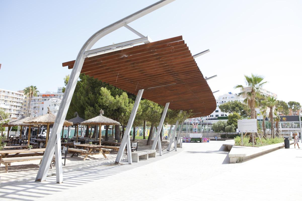 So schick ist die neue Promenade am Strand von Magaluf geworden